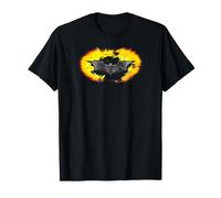 The Dark Knight Armor Logo Explosion Maglietta