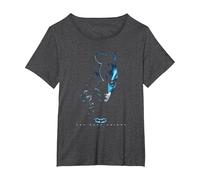 The Dark Knight Batman Maglietta, Donna Plus-Size, Grigio Scuro, 2X