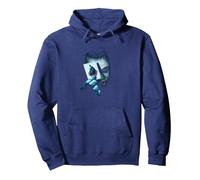 The Dark Knight Joker Felpa con Cappuccio, Unisex per Adulti, Navy, XL
