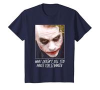 The Dark Knight Joker Stranger Maglietta, Bambini, Navy, 8 Anni