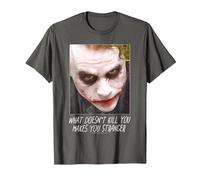The Dark Knight Joker Stranger Maglietta, Uomo, Asfalto, 6XL
