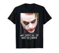 The Dark Knight Joker Stranger Maglietta, Uomo, Nero, M