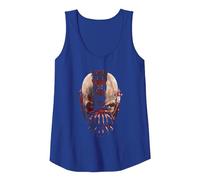 The Dark Knight Rises Bane Mask Canotta, Donna, Blu Reale, L