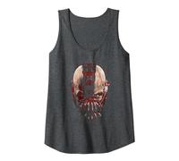 The Dark Knight Rises Bane Mask Canotta, Donna, Grigio Scuro, XL