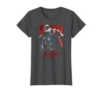 The Dark Knight Rises Batman & Bane Maglietta, Donna, Grigio Scuro, XS