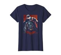 The Dark Knight Rises Batman & Bane Maglietta, Donna, Navy, S