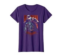 The Dark Knight Rises Batman & Bane Maglietta, Donna, Viola, XS