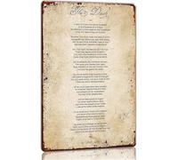 The Dash Poem Reminder Metal Sign For Workplace Motivation 8x12 Inch