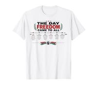 The Day Freedom Came To all Juneteenth History Maglietta