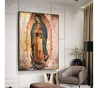 The Day of The Virgin of Guadalupe In Mexico Portrait Posters and Prints Wall Art Canvas Painting Modern Room Home Decor 80x110cm No Frame