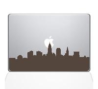 The Decal Guru Cleveland Oh City skyline Decal Sticker in vinile, 27,9 cm MacBook Air, marrone (2356-mac-11 a-bro)