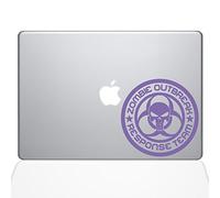 The Decal Guru zombie Response Team MacBook Decal Sticker in vinile - 30,5 cm MacBook - lavanda (1275-mac-12 m-lav)