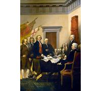 The Declaration of Independence - John Trumbull - Notebook: 120 Lined Pages 6" x 9" Journal Diary Notepad