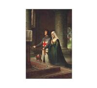 The Dedication By Edmund, Blair Leighton, decorazione artistica da parete poster per famiglie, bar, ristoranti, garage, caffetterie, cartello artistico, regalo, senza cornice, 40 x 60 cm