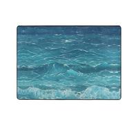 The Deep Blue Sea Carpet 203 x 147 cm - Comodo, morbido, resistente all'usura, antiscivolo, adatto per camere da letto, salotti e altre scene.