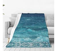 The Deep Blue Sea Print Ultra-Soft Micro Fleece Blanket Warm All Season Sofa Travel Throw for Office for Kids Adults Nap