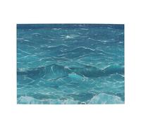 The deep blue sea - Puzzle orizzontale in legno, 500 pezzi, per sviluppare abilità pratiche per rilassarsi e interagire genitore-figlio