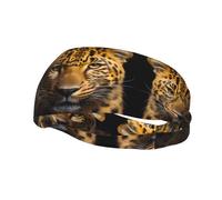 The deep-Eyed Leopard Basket Fitness Fascia elastica unisex Sport Fascia Sport Corsa, Ciclismo Yoga Fascia assorbente del sudore,