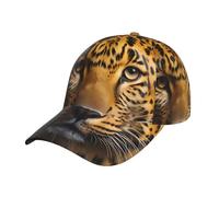 The deep-Eyed Leopard Print classico berretto da baseball regolabile moda curva cappello papà cappello per uomo/donna cappello sportivo nero