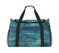 The Deep Ocean - Borsa da viaggio a mano, design alla moda, grande capacità di archiviazione, adatta per viaggi di lavoro e brevi viaggi, colore nero, taglia unica
