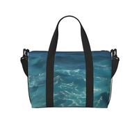 The Deep Ocean - Borsa da viaggio a mano, per uomini e donne. Materiale durevole e design elegante, adatta per viaggi d'affari e tempo libero, nero, taglia unica