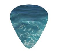 The Deep Ocean, set di 12 plettri per chitarra, perfetti per principianti e professionisti (basso, chitarra elettrica e acustica)