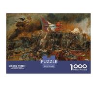The Defense of Paris Puzzle in Legno Impermeabile Puzzles Da 1000 Pezzi Regali Per Adulti Impossibili Giochi Educativi