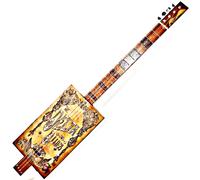 The Delta blues Cigar Box Guitar 4 strings Special G.P.S. By Robert Matteacci 1