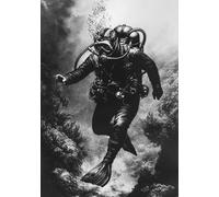 The Depths Notebook: 200-Page Journal for Divers and Explorers: A Journey into the Underwater World-Dot Grid for Adventurers