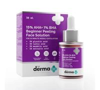 The Derma Co 15% AHA + 1% BHA soluzione esfoliante viso per principianti 30 m...