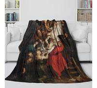 The Descent from The Cross Coperta Flanella - Rubens Coltre Per L'aria Condizionata Soffice Regalo Compleanno Per Il Marito/fidanzato/fidanzata - Divano Letto Culla Ufficio 60x80inch(150x200cm)