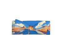 The desert in the distance - Fascia per capelli per neonati e bambine, morbida, elastica, regolabile, per bambini da 0 a 24 mesi