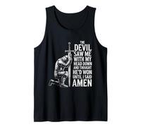 The Devil Saw Me Thought He'd Won Christian Religious Saying Canotta