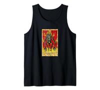 The Devil Tarocco Carta Demone Dark Occulto Gothic Art Gift Canotta