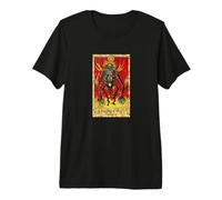 The Devil Tarocco Carta Demone Dark Occulto Gothic Art Gift Maglietta Premium