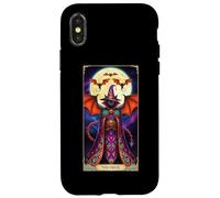 The Devil Tarocco Carta Strega Cat Bats Mystic Custodia per iPhone X/XS