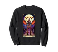 The Devil Tarocco Carta Strega Cat Bats Mystic Felpa