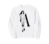 The Devil Wears Prada 2 Bold Letter A for Andy Minimalistic Felpa