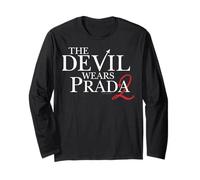 The Devil Wears Prada 2 Official Logo 2 As Red Devil's Tail Maglia a Manica