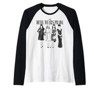 The Devil Wears Prada Andy Sachs Various Looks Red Lipstick Maglia con Maniche Raglan