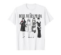 The Devil Wears Prada Andy Sachs Various Looks Red Lipstick Maglietta