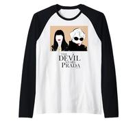 The Devil Wears Prada Miranda And Andrea Title Logo Maglia con Maniche Raglan