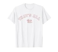 The Devil Wears Prada That's all Collegiate Bold Letters Maglietta
