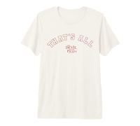 The Devil Wears Prada That's all Collegiate Bold Letters Maglietta Premium