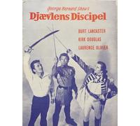 The Devil's Disceple Burt Lancaster Kirk Douglas Vintage 1959 Danish Movie Pr...