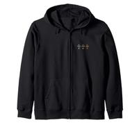The Diamonds Cross Gold Silver Bronze Felpa con Cappuccio