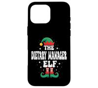 The Dietary Manager Elf - Divertente famiglia natalizia abbinata Custodia per iPhone 16 Pro Max