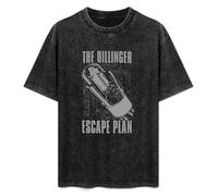 The Dillinger Escape Plan Transistor Men And Women Vintage Washed Short Sleeve T-Shirt Streetwear Loose Casual Size XXL