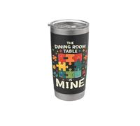 The Dining Room Table Is Mine Puzzle Bicchiere termico in acciaio inox doppia parete