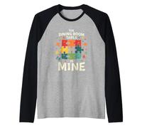 The Dining Room Table Is Mine Puzzle Maglia con Maniche Raglan